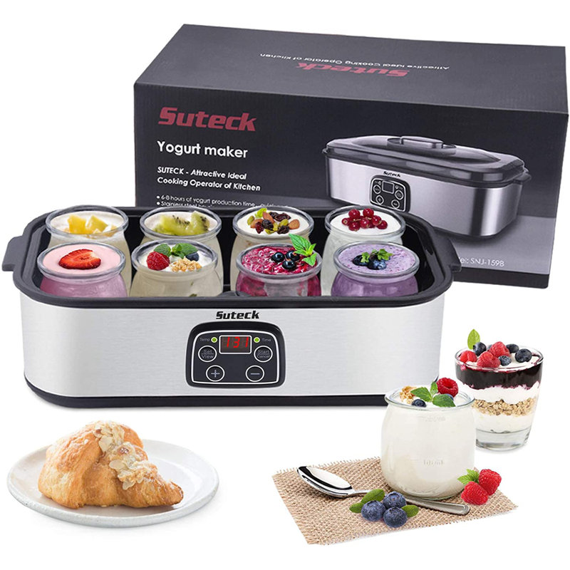 Suteck Yogurt Maker Automatic Digital Yoghurt Maker Machine Reviews Wayfair Canada